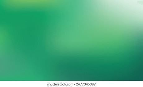 Gradient background in green tones