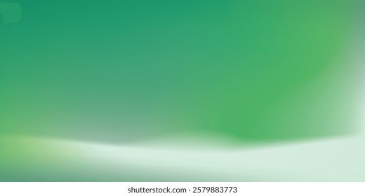 Gradient background in green tones modern gradient background