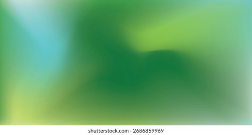 Gradient background green tones vector design abstract modern 