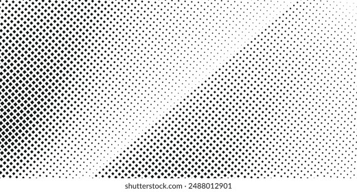 Gradient background Halftone pop art design Light effect Seamless pattern Vector illustration