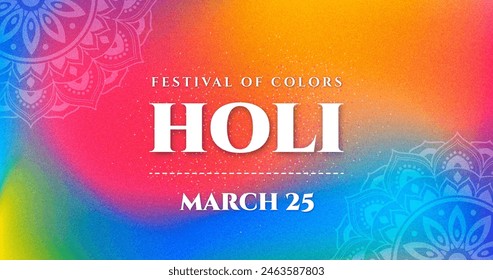 Gradient background holi festival celebration vector design in eps 10