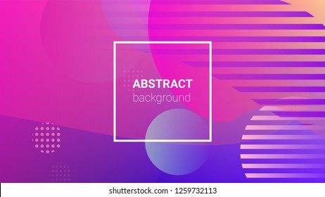 Gradient Background. Horizontal Orientation. Banner Design Composition. Modern Geometric Pattern. Gradient Background.