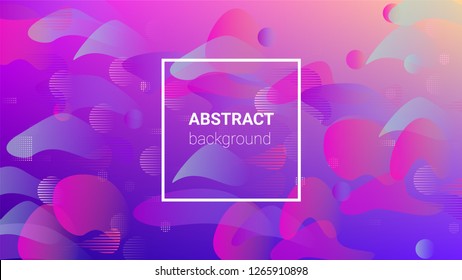 Gradient Background. Horizontal Orientation. Banner Design Composition. Modern Geometric Pattern. Gradient Background.