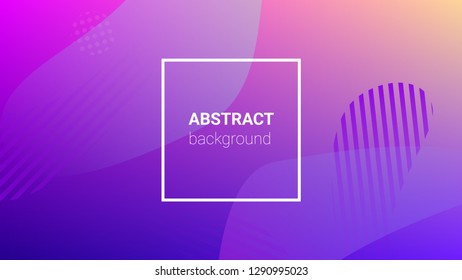 Gradient Background. Horizontal Orientation. Banner Design Composition. Modern Geometric Pattern. Gradient Background.