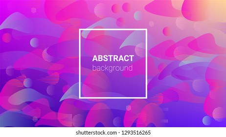 Gradient Background. Horizontal Orientation. Banner Design Composition. Modern Geometric Pattern. Gradient Background.