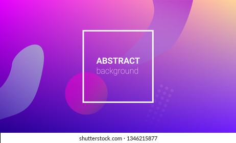 Gradient Background. Horizontal Orientation. Banner Design Composition. Modern Geometric Pattern. Gradient Background.