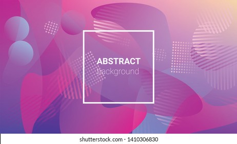Gradient Background. Horizontal Orientation. Banner Design Composition. Modern Geometric Pattern. Gradient Background.