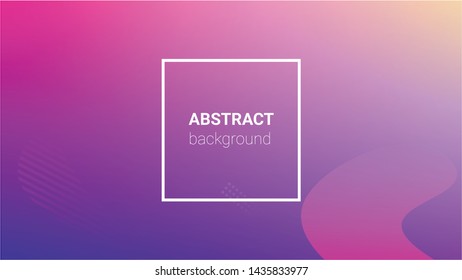 Gradient Background. Horizontal Orientation. Banner Design Composition. Modern Geometric Pattern. Gradient Background.