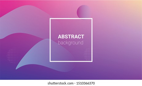 Gradient Background. Horizontal Orientation. Banner Design Composition. Modern Geometric Pattern. Gradient Background.