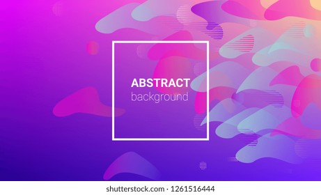 Gradient Background. Horizontal Orientation. Modern Geometric Pattern. Banner Design Composition. Gradient Background.