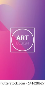 Gradient Background. Horizontal Orientation. Modern Geometric Pattern. Banner Design Composition. Gradient Background.
