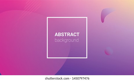 Gradient Background. Horizontal Orientation. Modern Geometric Pattern. Banner Design Composition. Gradient Background.