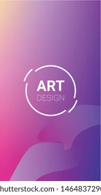 Gradient Background. Horizontal Orientation. Modern Geometric Pattern. Banner Design Composition. Gradient Background.