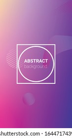 Gradient Background. Horizontal Orientation. Modern Geometric Pattern. Banner Design Composition. Gradient Background.