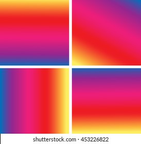 Gradient Background Instagra Vector Logo, JPG, JPEG, EPS. Icon Button.instagram Flat Social Media Sign