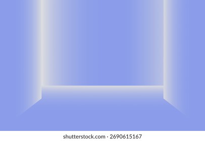 gradient background with light blue color. design interior vector