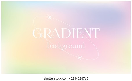 Gradient background  Light pastel colors  delicate shades  Holographic colors  Gradient mesh  vector background