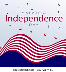 Gradient background for Malaysia independence day celebration