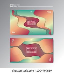 Gradient background modern with colorful style gradient color and geometric. Landing Page, Cover Page, abstract wallpaper, and banner template. Eps 10.