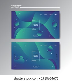 Gradient background modern with colorful style gradient color and geometric. For Landing Page, Cover Page, abstract wallpaper, and banner template.