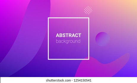 Gradient Background. Modern Geometric Pattern. Banner Design Composition. Horizontal Orientation. Gradient Background.