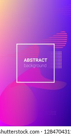 Gradient Background. Modern Geometric Pattern. Banner Design Composition. Horizontal Orientation. Gradient Background.