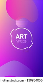 Gradient Background. Modern Geometric Pattern. Horizontal Orientation. Banner Design Composition. Gradient Background.