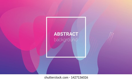 Gradient Background. Modern Geometric Pattern. Banner Design Composition. Horizontal Orientation. Gradient Background.