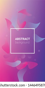 Gradient Background. Modern Geometric Pattern. Banner Design Composition. Horizontal Orientation. Gradient Background.