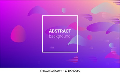 Gradient Background. Modern Geometric Pattern. Horizontal Orientation. Banner Design Composition. Gradient Background.