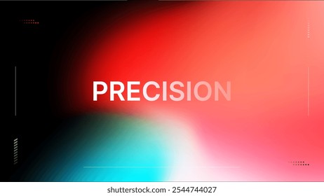 Gradient Background Design–Minimalistic Modern Text Art with a Soft Color Spectrum-Vector illustration