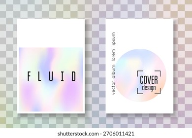 Fondo de degradado. Malla de neón. Flyer Mínimo Rosa. Diseño pastel. Lámina de geometría. Colorido fondo de perlas. Concepto de plástico. Fondo degradado violeta