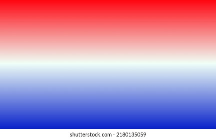 Gradient Hintergrund Netherland Stil drei Farben rot weiß blau. Pastelldesign. Niederländischer Farbverlauf-Hintergrund