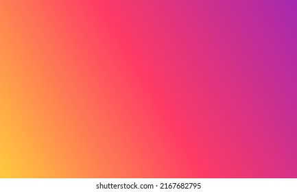 Gradient background  Orange  pink   purple colors  Rainbow colors  Magenta  yellow   red texture  Abstract gradation wallpaper  Bright backdrop for follow  like   social  Vector 
