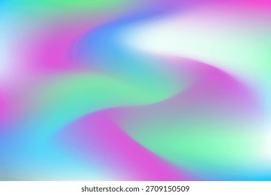 Fondo degradado en colores de neón pastel: rosa, azul, menta y blanco para redes sociales y proyectos de pantalla