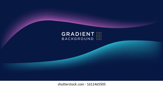 Gradient Background with Phantom blue Color. (Editable Text)
