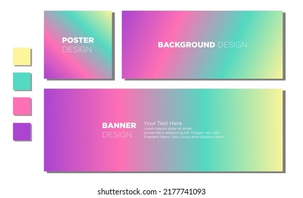 gradient background pink yellow green purple
