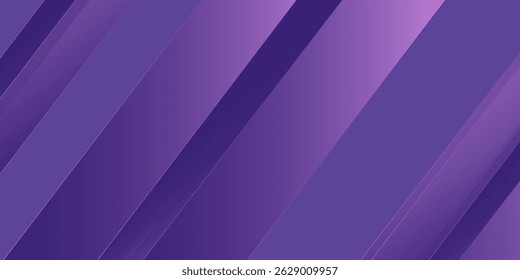 Gradient background with purple tones. The background features diagonal lines, creating a smooth, purple, and modern texture. Vector design. Shiny stripe background. Purple background vector
