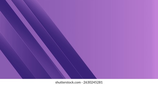 Gradient background with purple tones. The background features diagonal lines, creating a smooth, purple, and modern texture. Vector design. Shiny stripe background. Purple background vector
