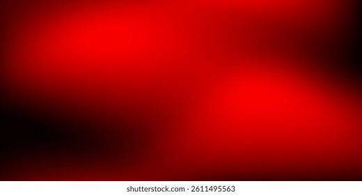 Gradient background red and black abstract background. banner graphic art image. Vector illustration seamless wallpaper.