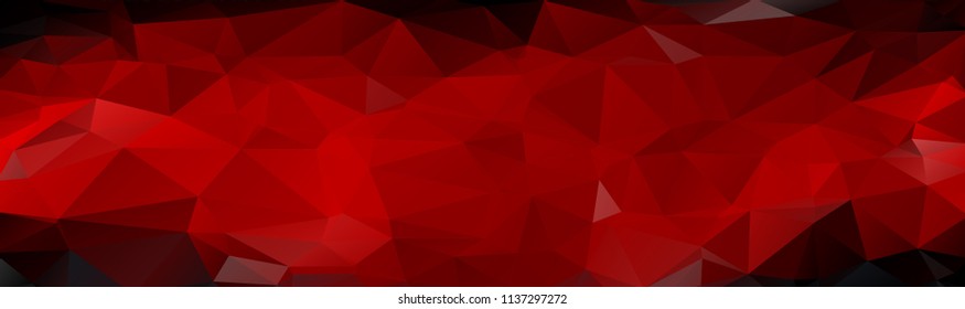 Gradient background of red and black triangles. Web, header