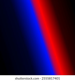 Gradient background, red, blue and black, diagonal, gives a sense of power, modernity and prominence.