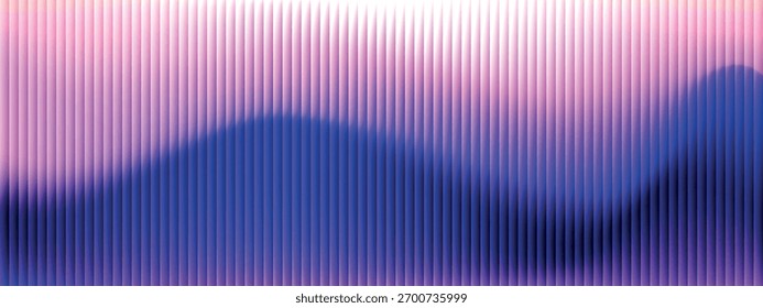 Fundo de gradiente com textura de vidro com nervuras e reflexos fractais. Superfície transparente leve suave com um design elegante moderno reminiscente de vidro fosco