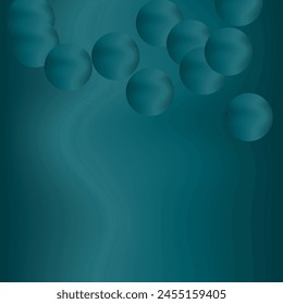 A gradient background in shades of blue, with multiple overlapping circles in varying sizes. The circles have a soft, diffused appearance.