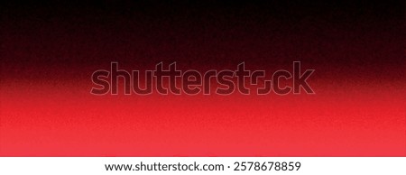 Gradient background with a smooth transition from black to red. The background is dark at the top, blending into vibrant red at the bottom. Gradient background vector. Red background.