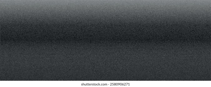 A gradient background with a smooth transition from dark gray to light gray. The gray background has a sleek, modern texture. Gradient patterned background vector. Black background.