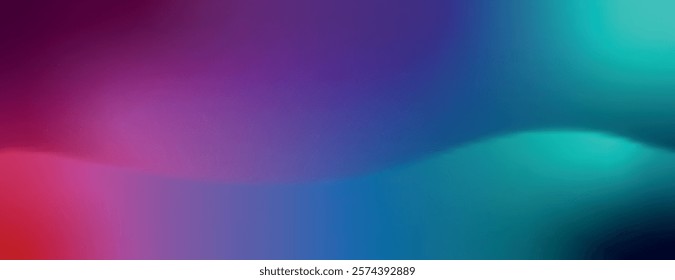 Gradient background with smooth transitions of purple and blue. The background has a soft, flowing texture with purple and blue hues. Minimal abstract wavy gradient vector background