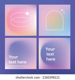 gradient background for social media post. minimalist gradient pastel background. retro fancy chic gradient