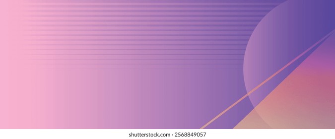 Gradient background with soft purple and pink hues, featuring smooth lines and geometric shapes. Purple and pink background with a modern style. Minimal abstract gradient geometric vector background 