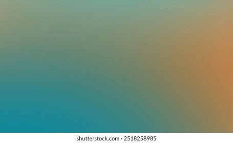 Gradient background, soft teal to orange, blue and hints of green, Smooth color transition elements, Creates calming and smooth transitions for versatile design use.